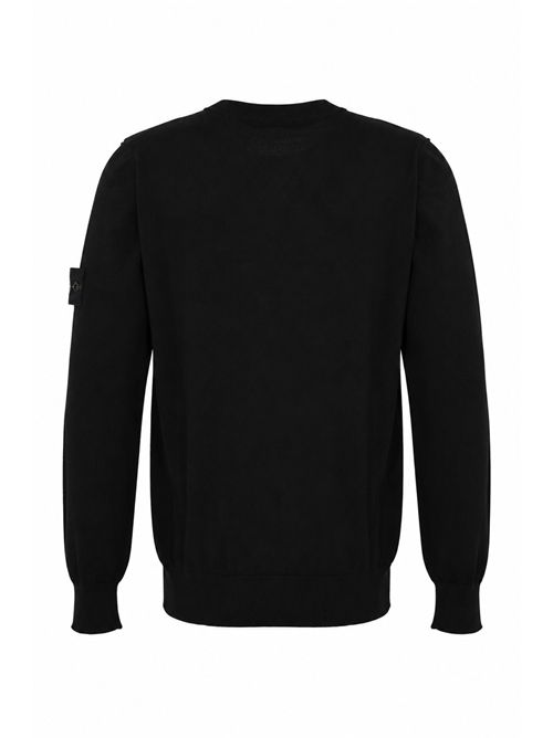 Maglia 5100053 in cotone Soft Organic Black STONE ISLAND | 5100053S00B2V0029